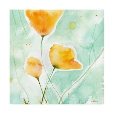 Sheila Golden 'Precious Poppies' Canvas Art,14x14